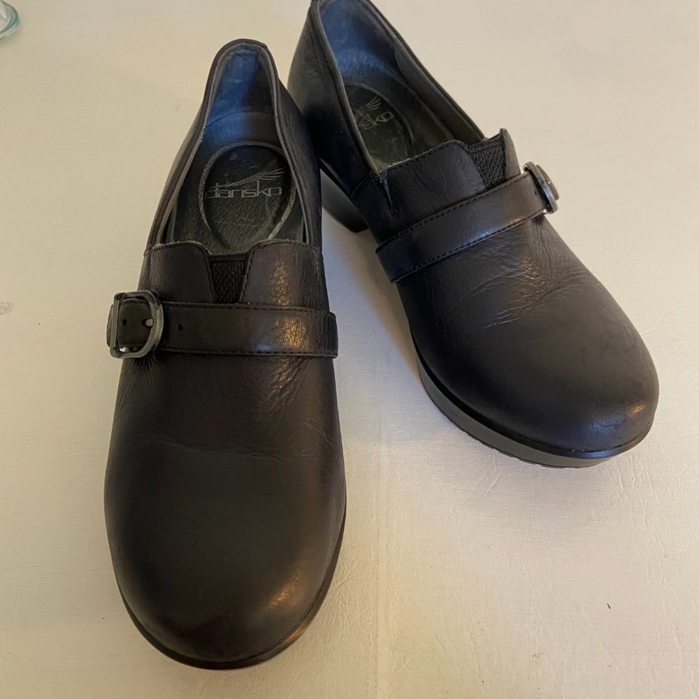 Dansko Professional Navy Blue Matte Clogs